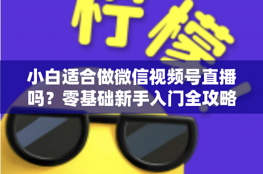 小白适合做微信视频号直播吗?零基础新手入门全攻略与真实避坑指南 小白适合做微信视频号直播吗?零基础新手入门全攻略与真实避坑指南