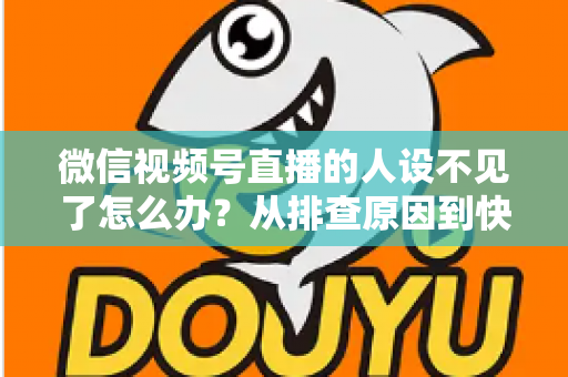 微信视频号直播的人设不见了怎么办？从排查原因到快速重建的完整攻略