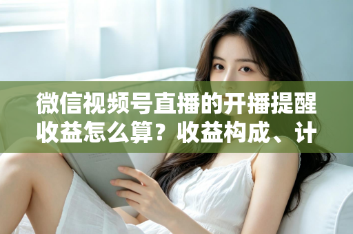 微信视频号直播的开播提醒收益怎么算?收益构成、计算规则与提升技巧全解析 微信视频号直播的开播提醒收益怎么算?收益构成、计算规则与提升技巧全解析
