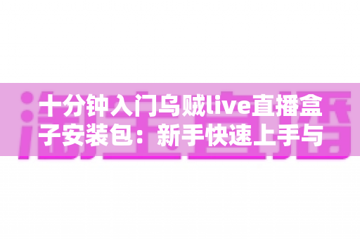 十分钟入门乌贼live直播盒子安装包：新手快速上手与安装全流程指南