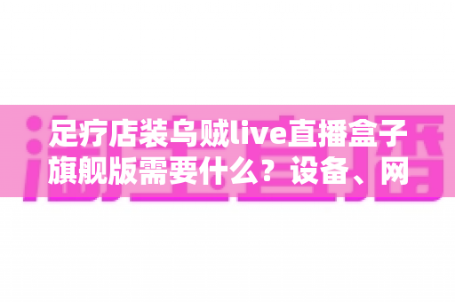 足疗店装乌贼live直播盒子旗舰版需要什么？设备、网络与合规准备一文讲清