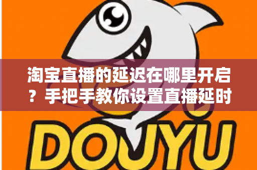 淘宝直播的延迟在哪里开启？手把手教你设置直播延时，让带货更从容、更安全
