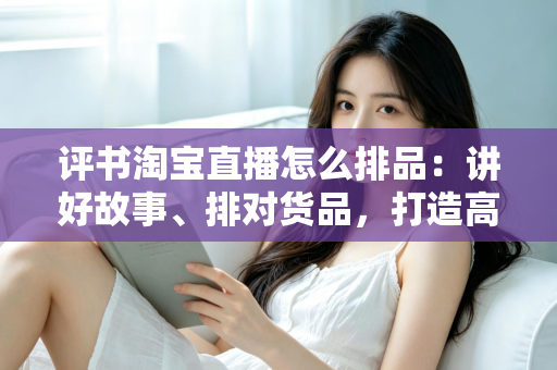 评书淘宝直播怎么排品：讲好故事、排对货品，打造高转化直播间的实战指南