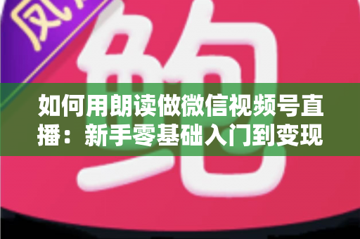 如何用朗读做微信视频号直播:新手零基础入门到变现的完整实战指南 如何用朗读做微信视频号直播:新手零基础入门到变现的完整实战指南