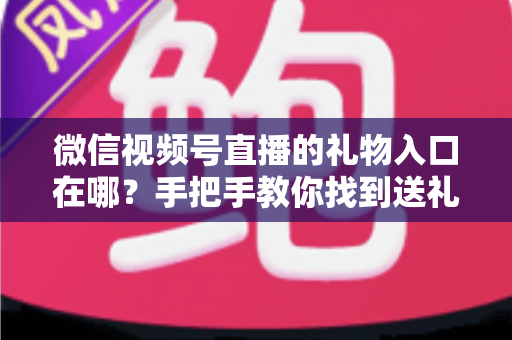 微信视频号直播的礼物入口在哪？手把手教你找到送礼按钮与开启收益的全流程指南