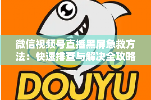 微信视频号直播黑屏急救方法：快速排查与解决全攻略，让你的直播瞬间恢复正常