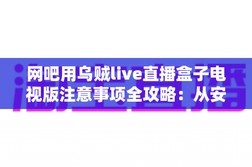 网吧用乌贼live直播盒子电视版注意事项全攻略：从安装到运营的实用避坑指南