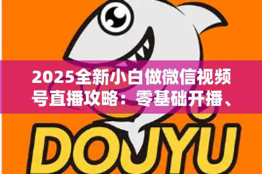 2025全新小白做微信视频号直播攻略：零基础开播、涨粉与变现一站式指南