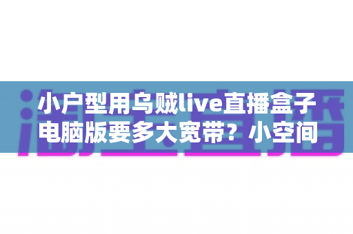 小户型用乌贼live直播盒子电脑版要多大宽带？小空间直播带宽配置与优化全攻略