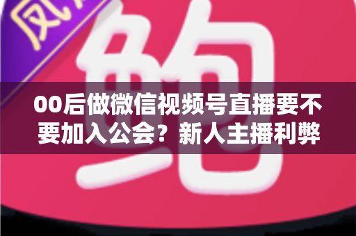 00后做微信视频号直播要不要加入公会?新人主播利弊分析与避坑指南 00后做微信视频号直播要不要加入公会?新人主播利弊分析与避坑指南