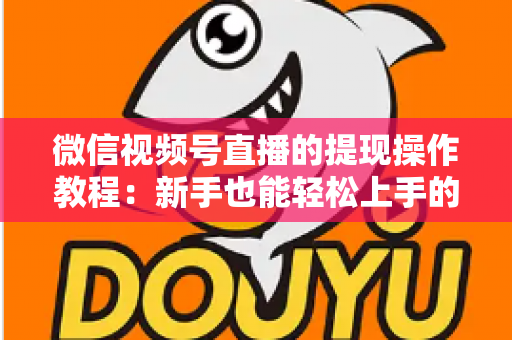 微信视频号直播的提现操作教程:新手也能轻松上手的收益提现全流程指南 微信视频号直播的提现操作教程:新手也能轻松上手的收益提现全流程指南