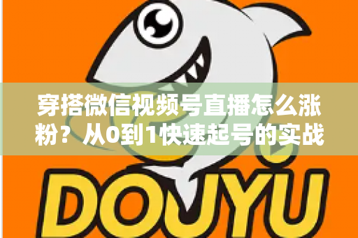 穿搭微信视频号直播怎么涨粉?从0到1快速起号的实战涨粉全攻略 穿搭微信视频号直播怎么涨粉?从0到1快速起号的实战涨粉全攻略