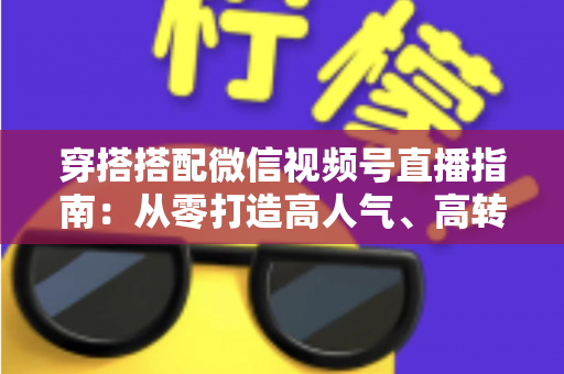 穿搭搭配微信视频号直播指南:从零打造高人气、高转化的穿搭直播间 穿搭搭配微信视频号直播指南:从零打造高人气、高转化的穿搭直播间