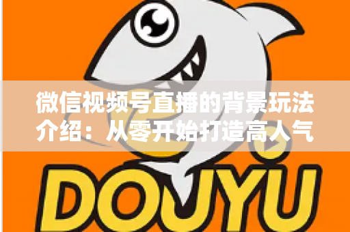 微信视频号直播的背景玩法介绍：从零开始打造高人气直播间的实用指南