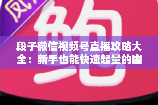 段子微信视频号直播攻略大全:新手也能快速起量的幽默直播实战指南 段子微信视频号直播攻略大全:新手也能快速起量的幽默直播实战指南