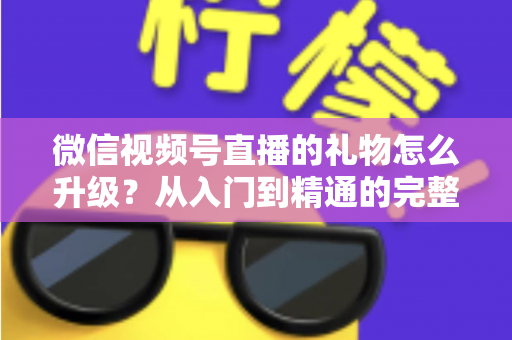 微信视频号直播的礼物怎么升级?从入门到精通的完整攻略与实用技巧 微信视频号直播的礼物怎么升级?从入门到精通的完整攻略与实用技巧