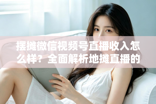 摆摊微信视频号直播收入怎么样？全面解析地摊直播的赚钱潜力与实战攻略