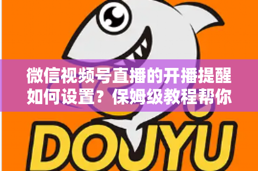 微信视频号直播的开播提醒如何设置？保姆级教程帮你秒开提醒、直播不迷路