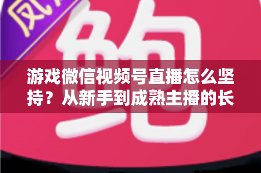 游戏微信视频号直播怎么坚持?从新手到成熟主播的长效运营全指南 游戏微信视频号直播怎么坚持?从新手到成熟主播的长效运营全指南