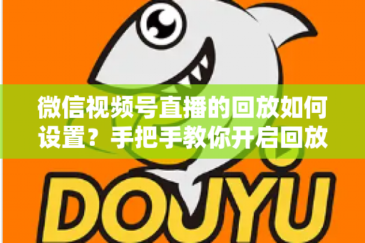 微信视频号直播的回放如何设置？手把手教你开启回放功能，轻松留住每一场精彩直播