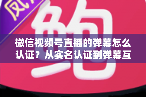 微信视频号直播的弹幕怎么认证?从实名认证到弹幕互动的完整操作指南 微信视频号直播的弹幕怎么认证?从实名认证到弹幕互动的完整操作指南