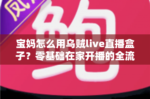 宝妈怎么用乌贼live直播盒子？零基础在家开播的全流程实用指南
