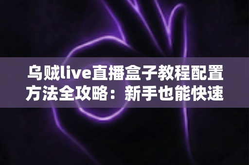 乌贼live直播盒子教程配置方法全攻略：新手也能快速上手的直播配置完整指南