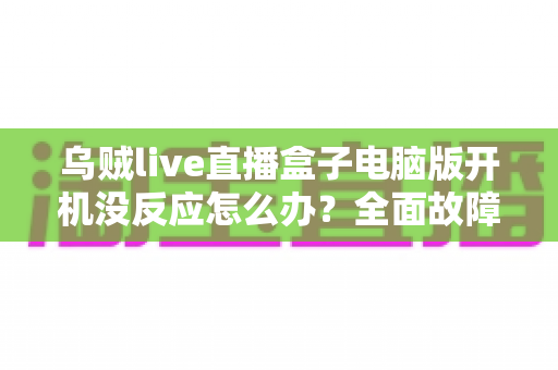 乌贼live直播盒子电脑版开机没反应怎么办？全面故障排查与实用解决指南