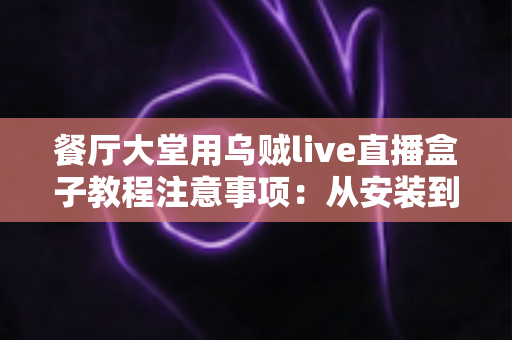 餐厅大堂用乌贼live直播盒子教程注意事项：从安装到运营的完整实战指南