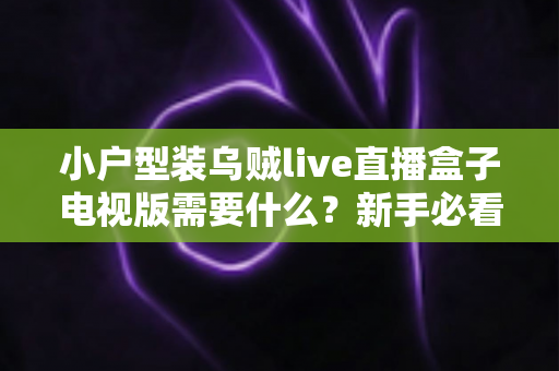 小户型装乌贼live直播盒子电视版需要什么？新手必看的完整安装指南与设备清单
