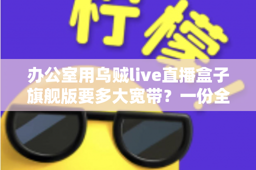 办公室用乌贼live直播盒子旗舰版要多大宽带？一份全面的带宽配置与选购指南