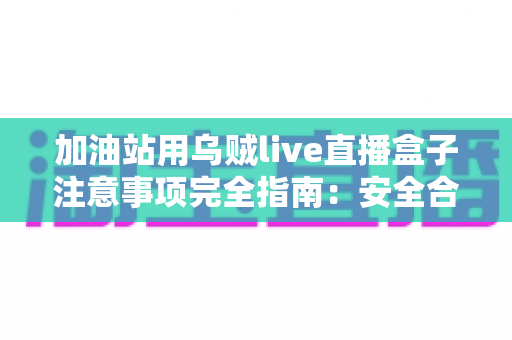 加油站用乌贼live直播盒子注意事项完全指南:安全合规与高效引流一步到位 加油站用乌贼live直播盒子注意事项完全指南:安全合规与高效引流一步到位