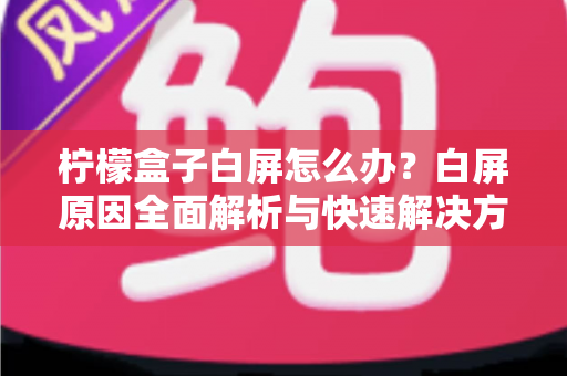 柠檬盒子白屏怎么办?白屏原因全面解析与快速解决方法指南 柠檬盒子白屏怎么办?白屏原因全面解析与快速解决方法指南
