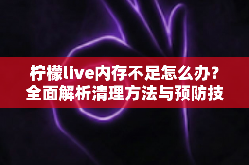 柠檬live内存不足怎么办?全面解析清理方法与预防技巧,让直播体验流畅无忧 柠檬live内存不足怎么办?全面解析清理方法与预防技巧,让直播体验流畅无忧