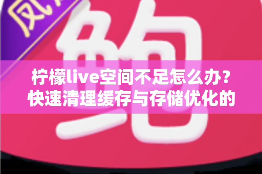柠檬live空间不足怎么办?快速清理缓存与存储优化的实用指南全解析 柠檬live空间不足怎么办?快速清理缓存与存储优化的实用指南全解析