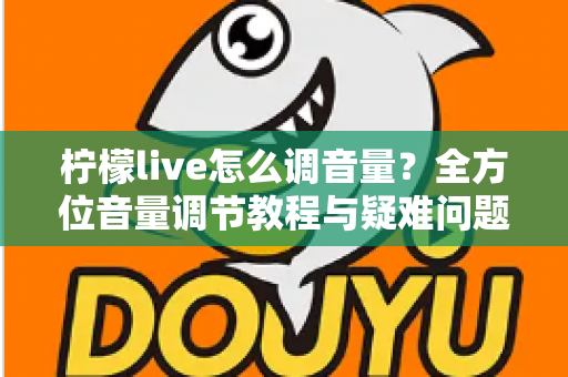 柠檬live怎么调音量？全方位音量调节教程与疑难问题一次搞定