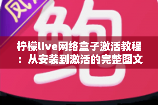 柠檬live网络盒子激活教程：从安装到激活的完整图文指南，新手也能轻松搞定