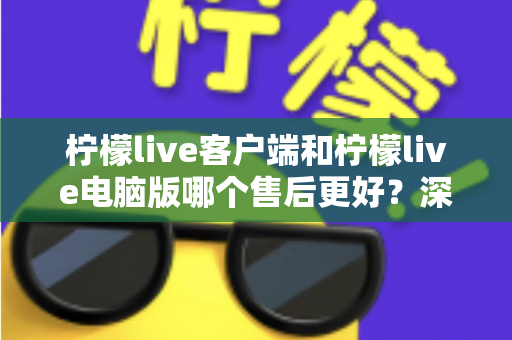 柠檬live客户端和柠檬live电脑版哪个售后更好？深度对比解析与实用选择指南