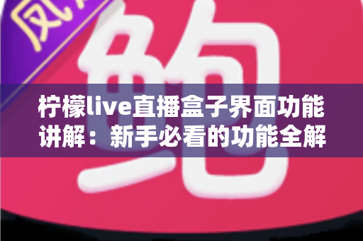 柠檬live直播盒子界面功能讲解：新手必看的功能全解析与快速上手指南