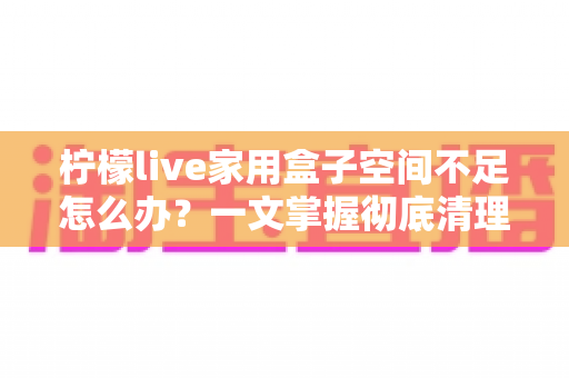 柠檬live家用盒子空间不足怎么办？一文掌握彻底清理与优化秘籍，让电视盒子恢复流畅如新