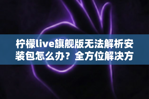 柠檬live旗舰版无法解析安装包怎么办?全方位解决方案与实用排查指南 柠檬live旗舰版无法解析安装包怎么办?全方位解决方案与实用排查指南
