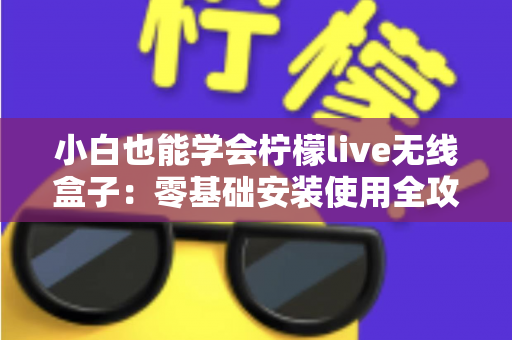 小白也能学会柠檬live无线盒子：零基础安装使用全攻略，手把手教你轻松玩转大屏观影新体验