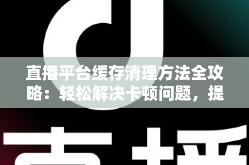 直播平台缓存清理方法全攻略：轻松解决卡顿问题，提升观看体验的实用指南
