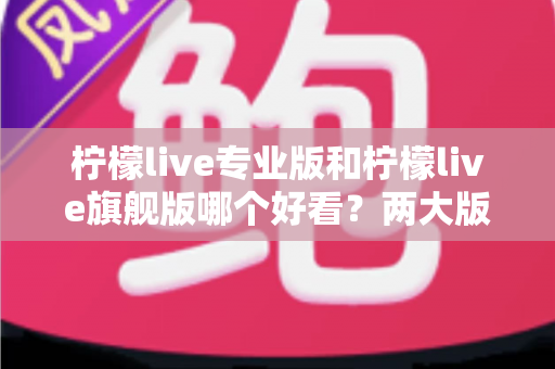 柠檬live专业版和柠檬live旗舰版哪个好看？两大版本界面设计深度对比与选购指南