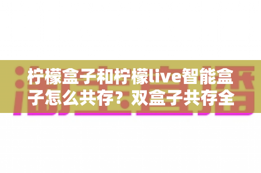 柠檬盒子和柠檬live智能盒子怎么共存？双盒子共存全攻略与实用技巧详解