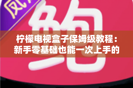 柠檬电视盒子保姆级教程:新手零基础也能一次上手的智能大屏观影全攻略 柠檬电视盒子保姆级教程:新手零基础也能一次上手的智能大屏观影全攻略