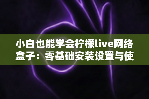 小白也能学会柠檬live网络盒子:零基础安装设置与使用全攻略 小白也能学会柠檬live网络盒子:零基础安装设置与使用全攻略