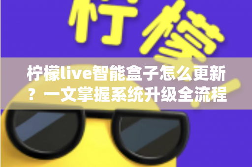 柠檬live智能盒子怎么更新？一文掌握系统升级全流程与避坑指南