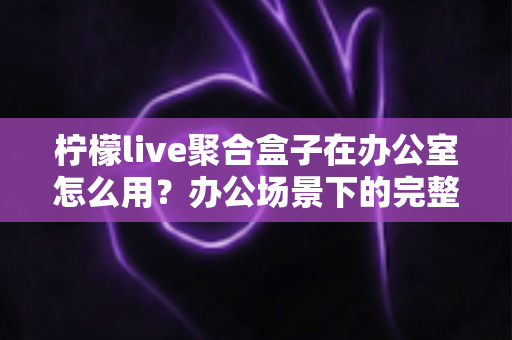 柠檬live聚合盒子在办公室怎么用?办公场景下的完整使用指南与实用技巧 柠檬live聚合盒子在办公室怎么用?办公场景下的完整使用指南与实用技巧