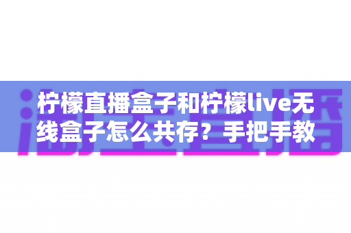 柠檬直播盒子和柠檬live无线盒子怎么共存?手把手教你实现双盒子和谐共用的完整指南 柠檬直播盒子和柠檬live无线盒子怎么共存?手把手教你实现双盒子和谐共用的完整指南